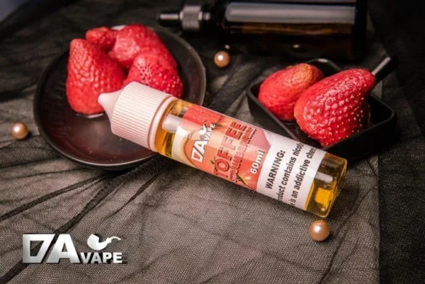 DAVAPE TOFFEE STRAWBERRIES 草莓太妃糖4 30/60ml煙油 DAVAPE TOFFEE STRAWBERRIES 草莓太妃糖(0/30mg)高品質尼古丁選擇