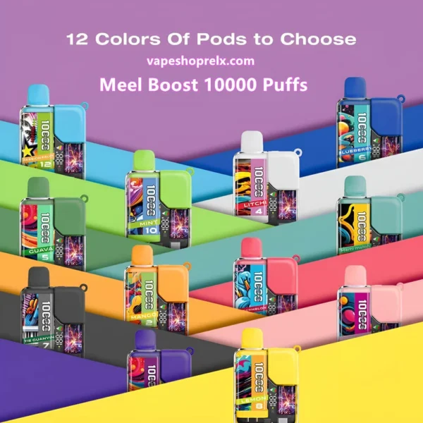 MEEL Boost 10000 PUFFS 麻將盒子 一次性抛棄式電子煙