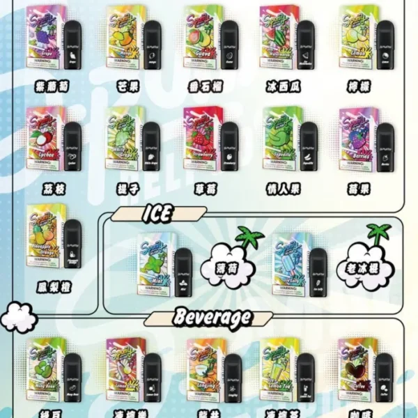 SPUMY新冰熊五代煙彈 思邦迷霧化彈 SPUMY新冰熊五代煙彈 思邦迷霧化彈 適用四五六代主機|夏日必備爆冰霧化彈