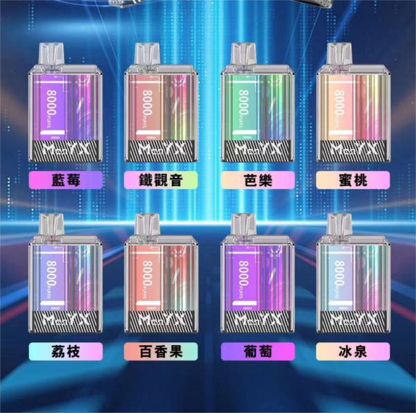 蠻夷熊 ManYX 8000 PUFFS一次性電子煙 新品上市