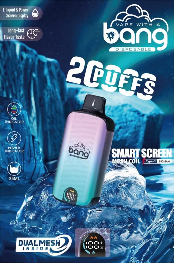 Bang 20000 Puffs Dual Mesh 雙網拋棄式電子煙