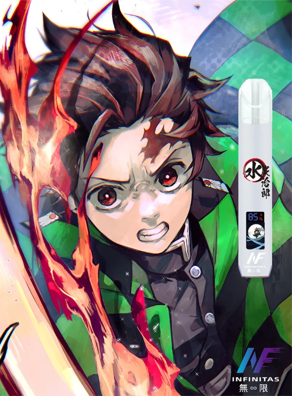 INF 鬼滅之刃聯名主機 一代煙桿 電子煙霧化桿推薦 711台灣到付
