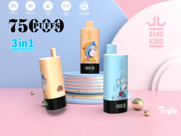 Bang 85000口 DSK058 一次性電子煙 – 三合一風味超大容量，85000口暢抽不停！Bang 電子煙新品推薦，夏季派對解癮首選