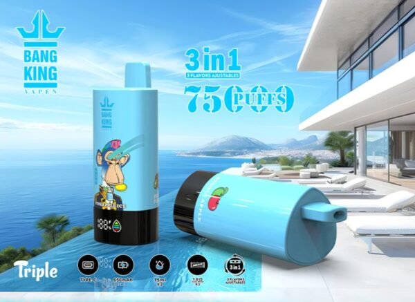 Bang 85000口 DSK058 一次性電子煙 – 三合一風味超大容量，85000口暢抽不停！Bang 電子煙新品推薦，夏季派對解癮首選
