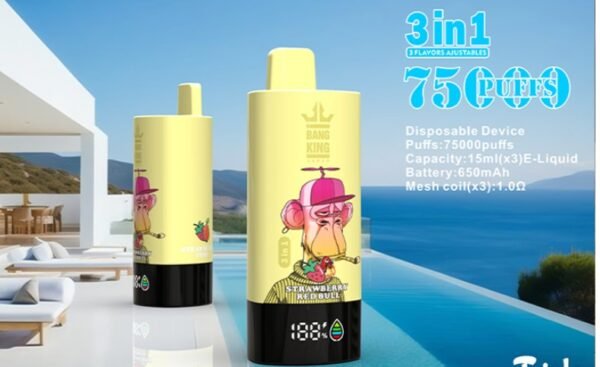 Bang 85000口 DSK058 一次性電子煙 – 三合一風味超大容量，85000口暢抽不停！Bang 電子煙新品推薦，夏季派對解癮首選
