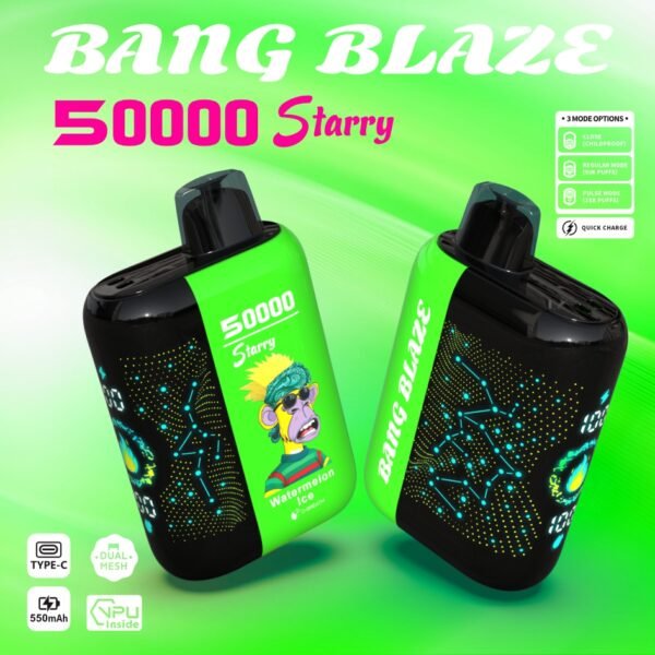 Bang Blaze 50000 星空 DSK053 一次性電子煙 台灣現貨 – 50000口超大容量 Bang Blaze 50000 星空 DSK053 一次性電子煙 台灣現貨