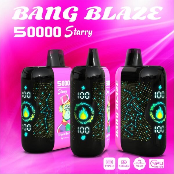 Bang Blaze 50000 星空 DSK053 一次性電子煙 台灣現貨 – 50000口超大容量星空風味可充電 (10) Bang Blaze 50000 星空 DSK053 一次性電子煙 台灣現貨