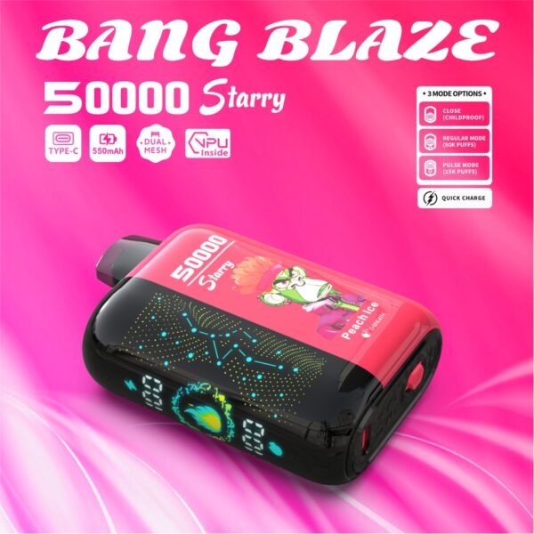 Bang Blaze 50000 星空 DSK053 一次性電子煙 台灣現貨 – 50000口超大容量星空風味可充電 (8) Bang Blaze 50000 星空 DSK053 一次性電子煙 台灣現貨