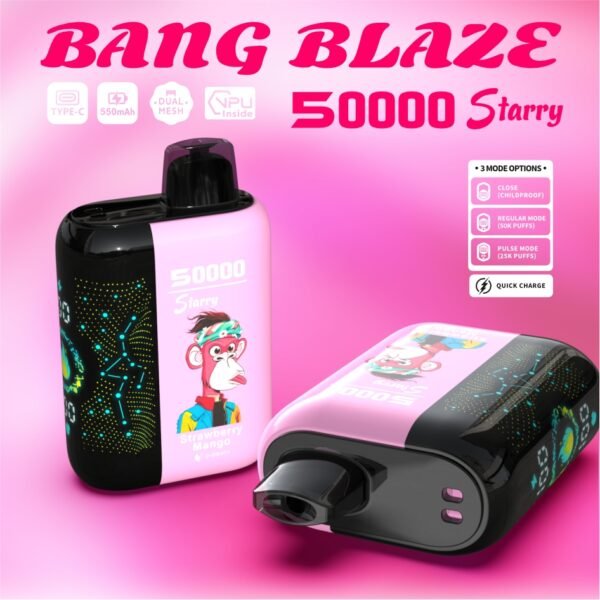 Bang Blaze 50000 星空 DSK053 一次性電子煙 台灣現貨 – 50000口超大容量星空風味可充電 (9) Bang Blaze 50000 星空 DSK053 一次性電子煙 台灣現貨