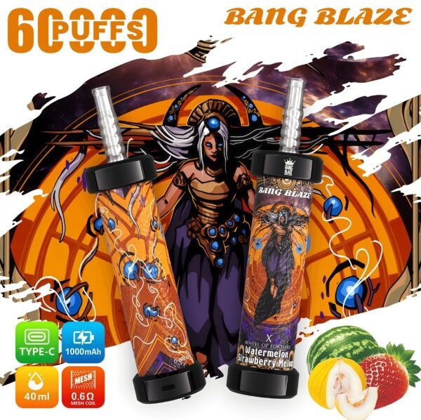 Bang Blaze 60000 Puffs DSK048 一次性電子煙 台灣現貨一次性電子煙推薦 派對解癮神器