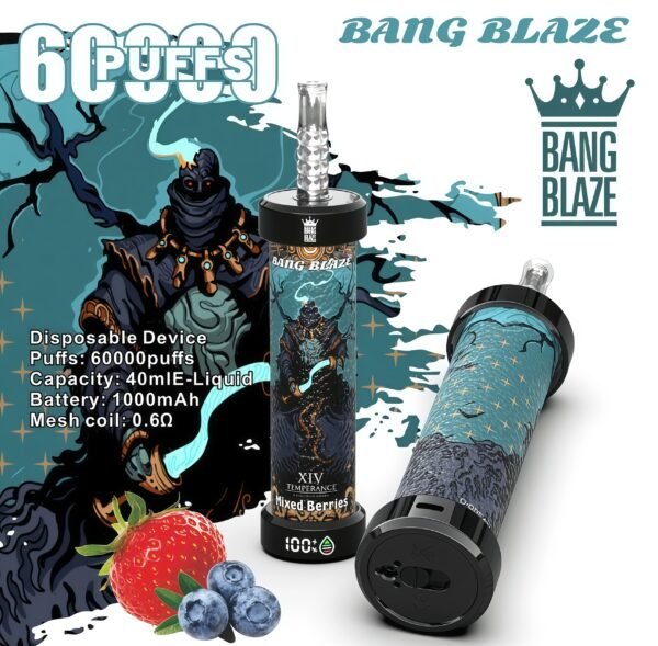 Bang Blaze 60000 Puffs DSK048 一次性電子煙 台灣現貨一次性電子煙推薦 派對解癮神器