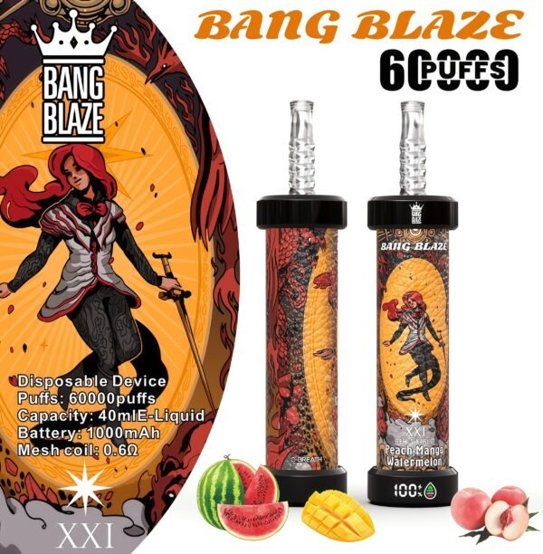 Bang Blaze 60000 Puffs DSK048 一次性電子煙 台灣現貨一次性電子煙推薦 派對解癮神器