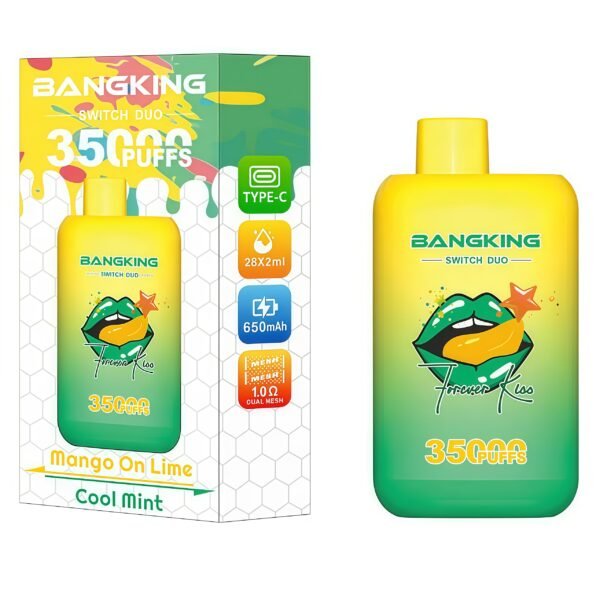 Bang King 35000 Puffs B35K DUO 一次性電子煙 台灣現貨一次性電子煙推薦