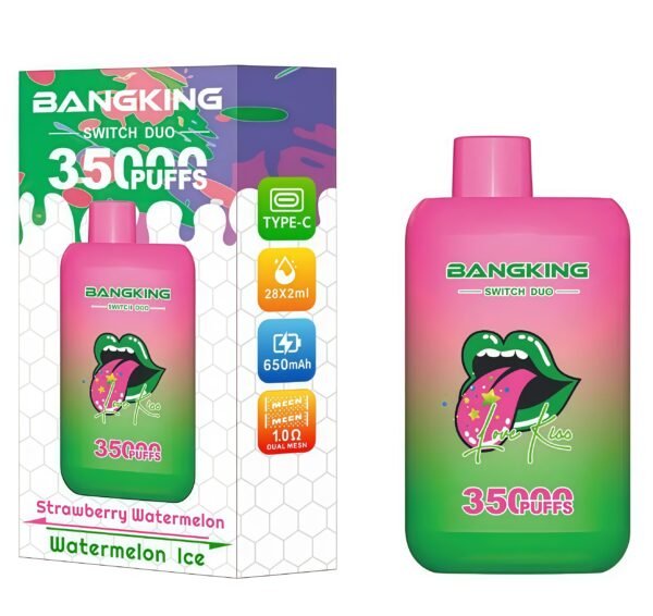 Bang King 35000 Puffs B35K DUO 一次性電子煙 台灣現貨一次性電子煙推薦