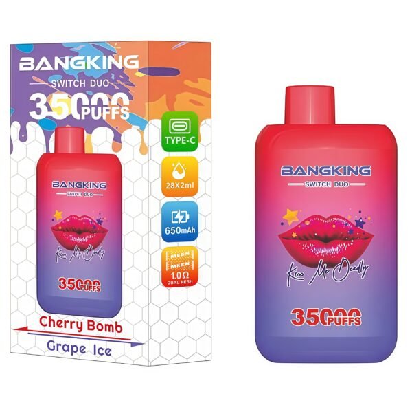 Bang King 35000 Puffs B35K DUO 一次性電子煙 台灣現貨一次性電子煙推薦