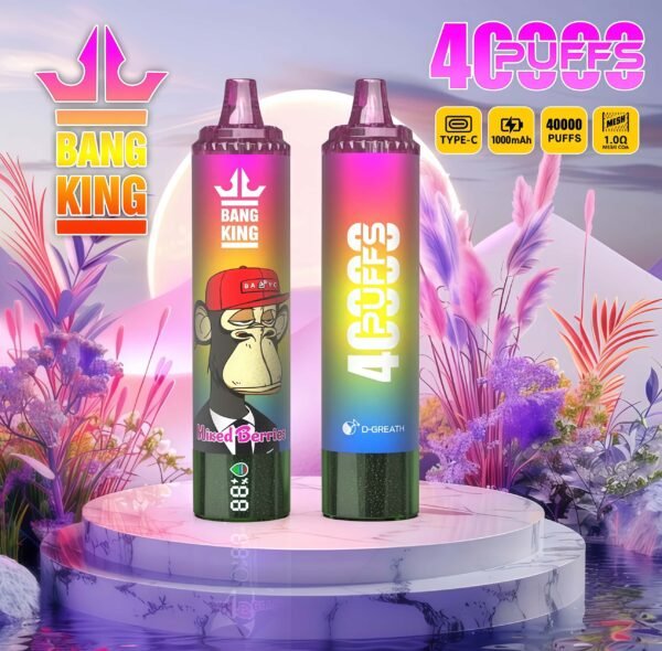 Bang King 40000 DSK059 一次性電子煙 台灣現貨|超大容量風味豐富可充電 |電子煙推薦