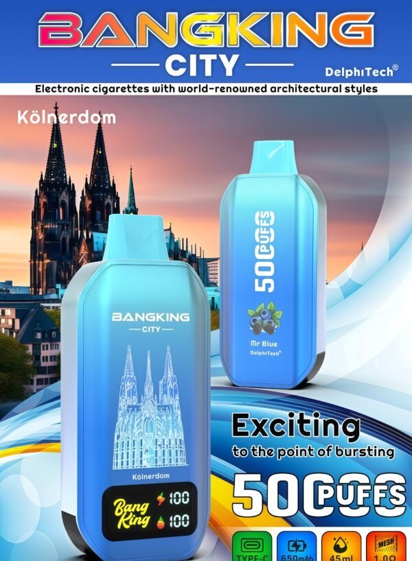 Bang King 50000 City BK5 CT DSK046 一次性電子煙 台灣現貨一次性電子煙推薦 派對解癮神器