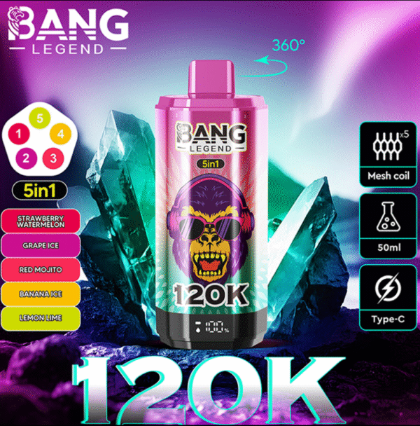 Bang Legend 120K DSK060 一次性 台灣現貨 Bang Legend 120K DSK060 一次性電子煙 台灣現貨