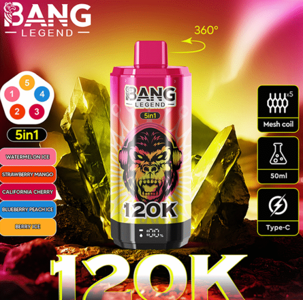 Bang Legend 120K DSK060 一次性電子煙 台灣 Bang Legend 120K DSK060 一次性電子煙 台灣現貨