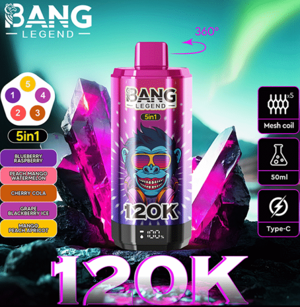 Bang Legend 120K DSK060台灣一次性電子煙 Bang Legend 120K DSK060 一次性電子煙 台灣現貨
