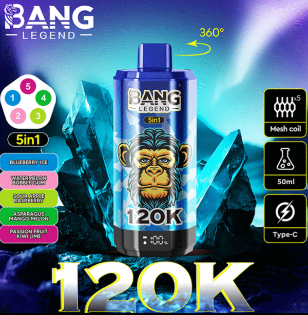 Bang Legend 120K DSK060電子煙 Bang Legend 120K DSK060 一次性電子煙 台灣現貨