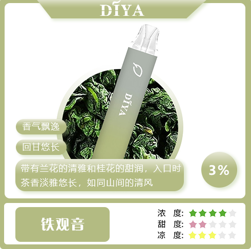 Diya 7500 Puffs 拋棄式電子煙｜大容量小煙 台灣現貨正品
