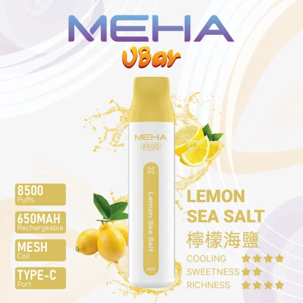 MEHA VBar小白條8500 Puffs拋棄式/一次性電子煙 魅嗨現貨