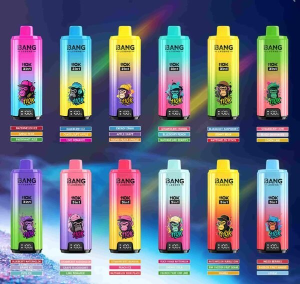 Bang Legend 110000口 110k 三种口味 三合一|一次性电子烟 |110k超大容量三合一风味