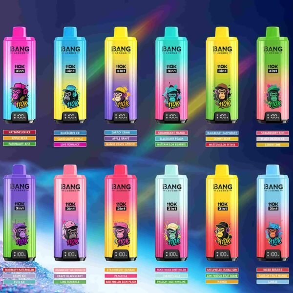Bang Legend 110000口 110k 三种口味 三合一|一次性电子烟 |110k超大容量三合一风味