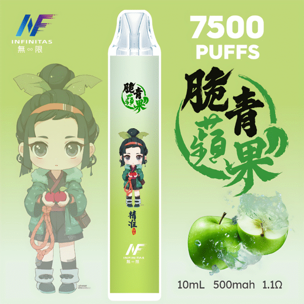 INF 7500 PUFFS 一次性電子煙｜鬼滅之刃限定款，動漫迷必收的霧化神器！
