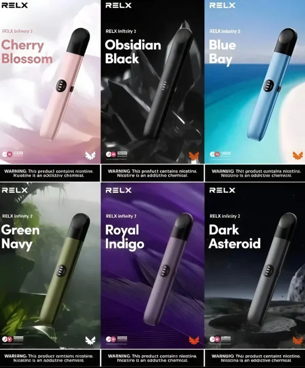 RELX Infinity 2 主機：悅刻六代，三段調功率，通用 4-5-6 代煙彈，霧化升級你的 vaping 自由！