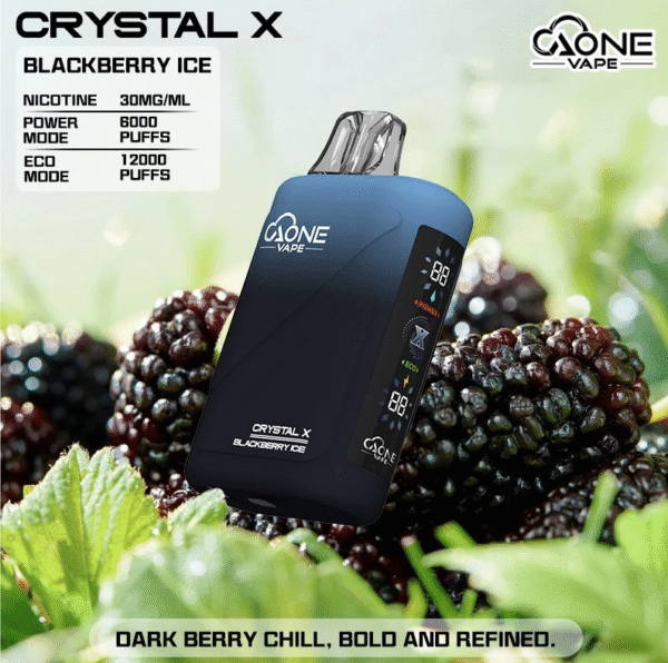 AONE Crystal X 水晶二代｜12000口一次性拋棄式電子煙・高續航新標準