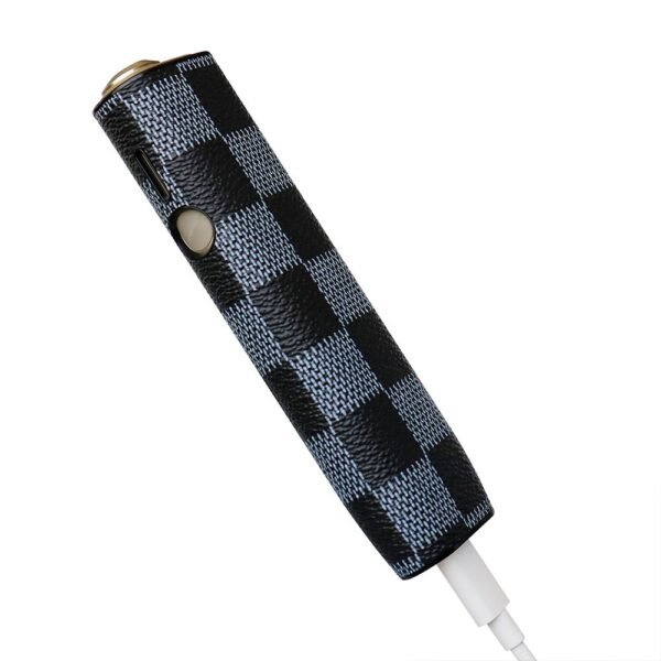 IQOS ILUMA ONE加熱煙機保护套 加热不燃烧保护皮套 棋盘格風格