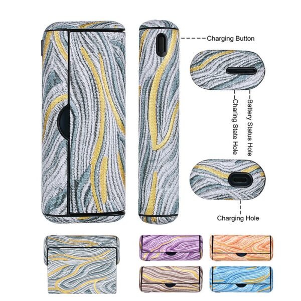 iluma-prime-鎏金保護殼.jpg 鎏金皮革 IQOS 全系列保護套 套裝 PU+PC 加熱煙機煙盒防塵 台灣現貨 原廠防摔收納包 多色選