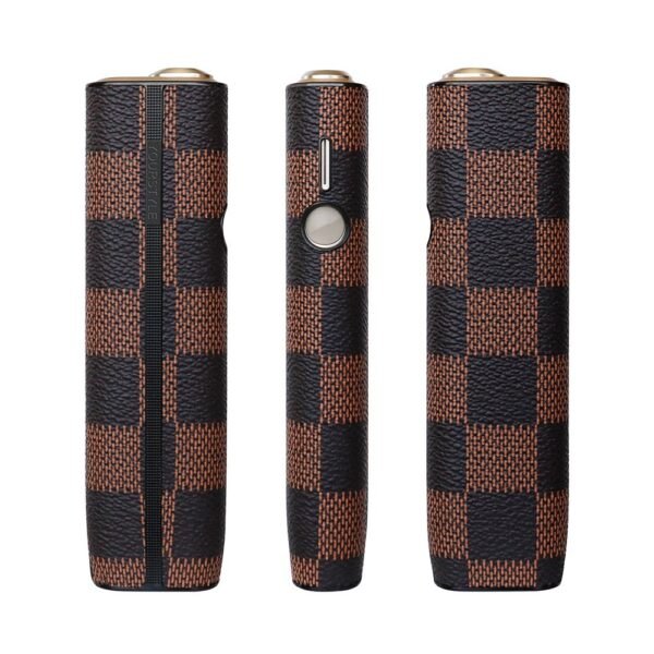IQOS ILUMA ONE加熱煙機保护套 加热不燃烧保护皮套 棋盘格風格