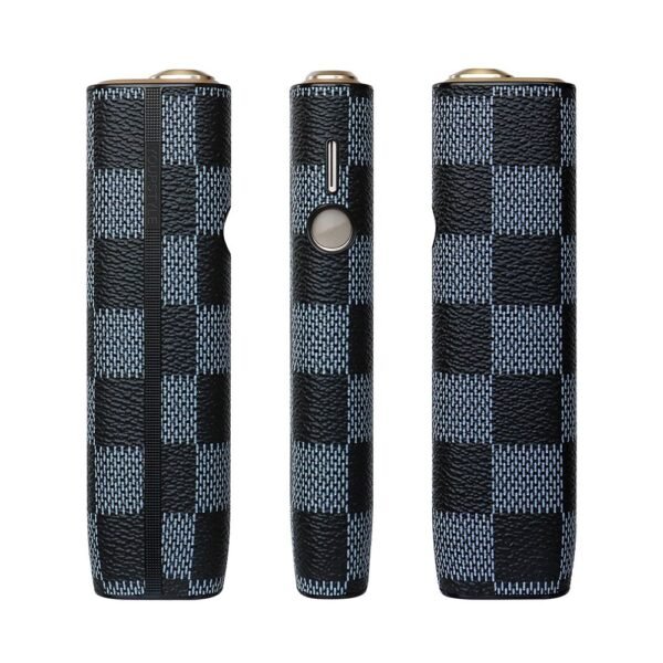 IQOS ILUMA ONE加熱煙機保护套 加热不燃烧保护皮套 棋盘格風格